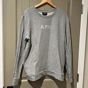 A.P.C. Logo-print Crew Neck sz XXL